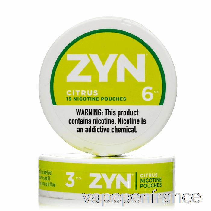 Sachets De Nicotine Zyn - Stylo Vape Agrumes 3 Mg (paquet De 5)